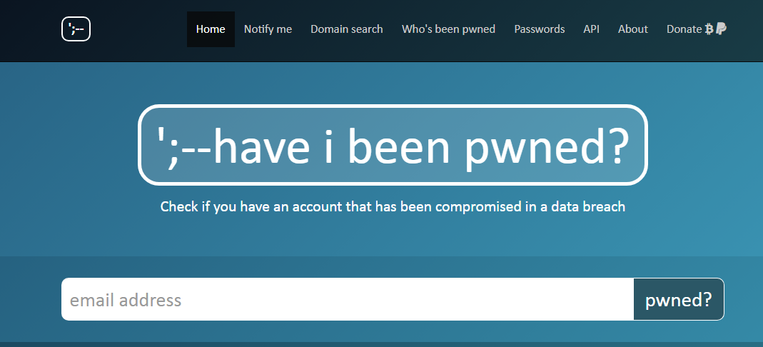  Haveibeenpwned cooperates with the practical application of social work library