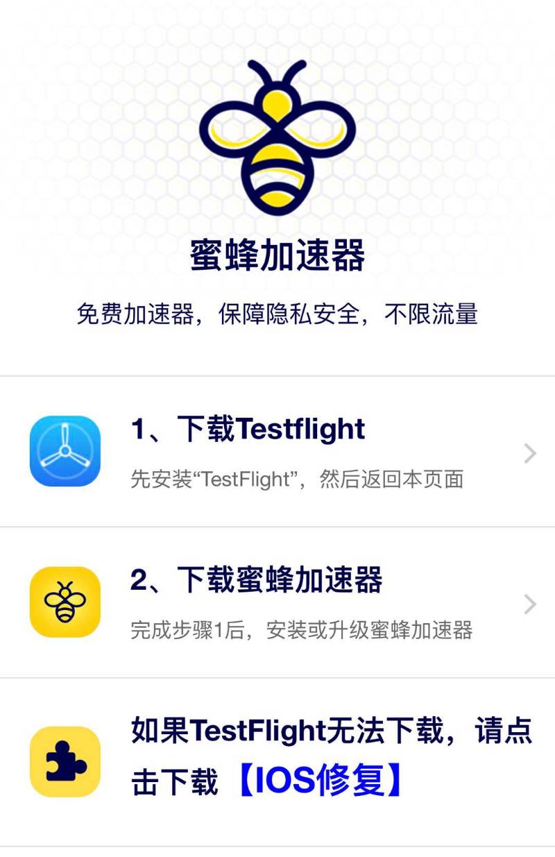  Bee accelerator APP ios official website download, scientific internet access, complete anonymity and stability, mobile phone over the wall