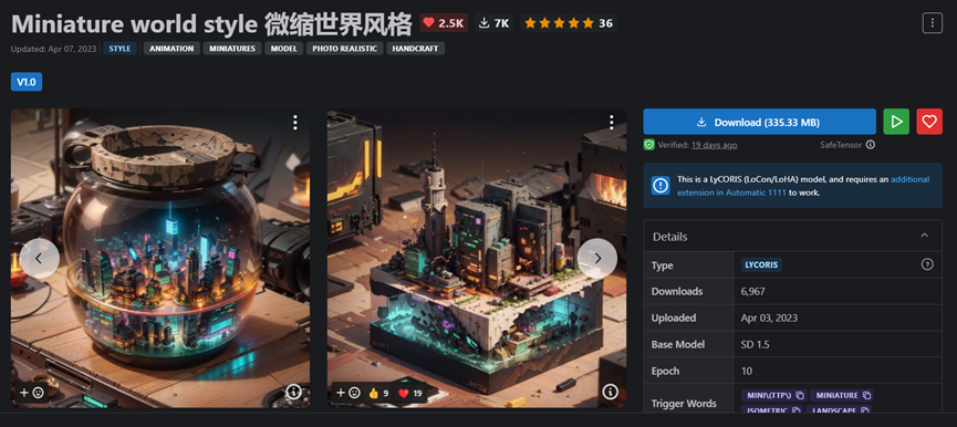 Lora的升级版，LyCORIS使用教程