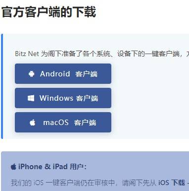 Bitz Net 高性价比的互联网接入工具，限免优质梯子