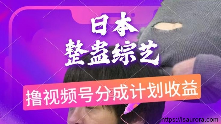 日本整蛊综艺，视频号分成计划收益，每天只需一小时，新手小白轻松上手